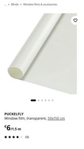 Ikea Puckelfly Window Tint