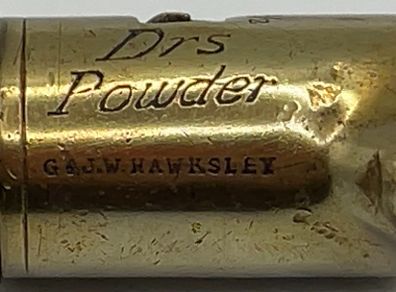 Antique Hawksley doctor's powder measure