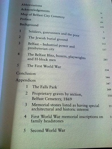 Belfast City Cemetery Ireland Irish local history Signed by writer