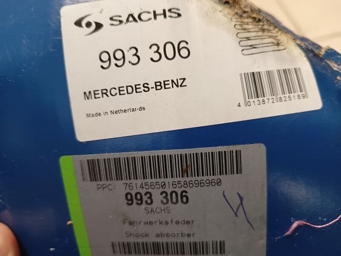 Mercedes vito/viano front springs