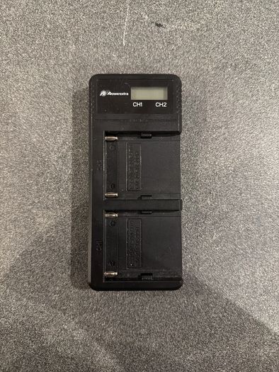 NP-f dual fast charger with micro USB and type C