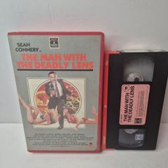 The Man with the Deadly Lens (1982) VHS | Sean Connery | Rare RCA/Columbia Big Box - Play Tested & Mould Free