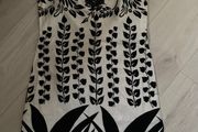 Savida Dressy Black/White Tunic Top Size 12