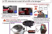 Car Inverter 24v 220V 5000W Voltage transformer Pure Sine Wave Power Inverter DC24v to AC 220V