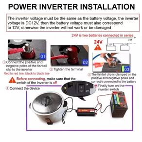 Car Inverter 24v 220V 5000W Voltage transformer Pure Sine Wave Power Inverter DC24v to AC 220V