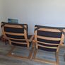 Armchair - POANG dark Brown Leather Image 2