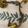 Solid Brass door knocker and button handle Image 7