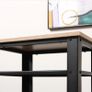 Industrial-Style Boxy Side Table 3 Layer 2 Shelves Storage Display w/ Metal Frame Stylish On-Trend Bedside End Table Nightstand, Accent Furniture Living Room Bedroom Lounge (FREE SHIPPING) Image 8