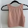 Primark pink/beige crop top Image 2