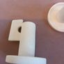 2 x contemporary dinner candle holders Image 2