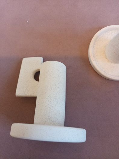 2 x contemporary dinner candle holders
