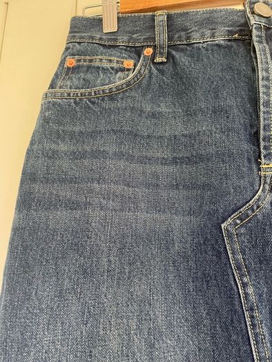 denim skirt maxi