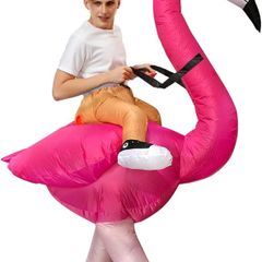 SEASONAL SALE Flamingo Costume Inflatable Costume Adult Inflatable Halloween Costumes Fancy Dress for Adult