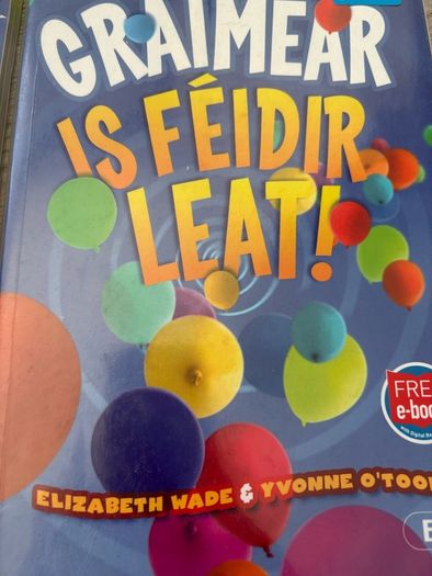 Irish school book.