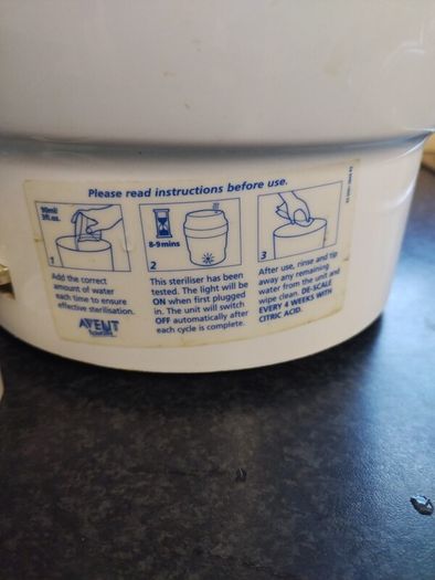 Avent Naturally 6 Bottle Electric Steriliser