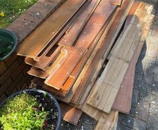 oak floorboards tongue and groove (not laminate)