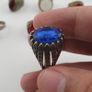 15 Old Fashioned Brass Rings Rustic Decorative Jewellery Lot Image 3