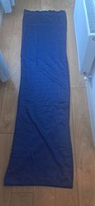 Long Blue Curtains Pair - 229cm Length x 117cm Width