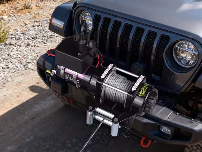 4500LBS 12V Electric Winch, IP55 Waterproof Off-Road Winch for Car/ATV/Boat/Trailer