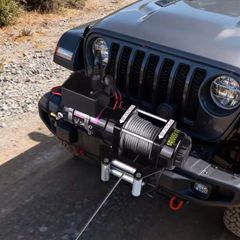 4500LBS 12V Electric Winch, IP55 Waterproof Off-Road Winch for Car/ATV/Boat/Trailer
