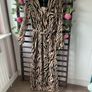 dress Bnwt animal print dress Lille rose brand s/medium wrap effect dress Image 2