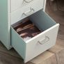 5-Drawer Mobile File Cabinet, Filing Cabinet, Rolling Filing Organizer, Metal Storage Cabinet with Casters for Home,Office and School, White Image 4
