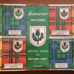 Souvenir Matches 8 boxes Bryant & May