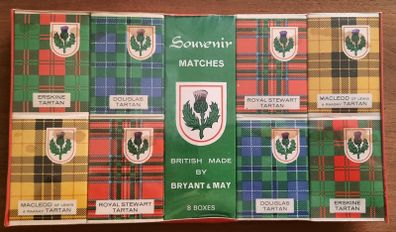 Souvenir Matches 8 boxes Bryant & May