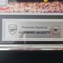 Framed and Personally Signed Arsenal Print By Alexander Lacazette with Certificate of Authentication Image 4