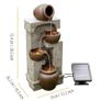 Home Garden Water Solar Fountain with Light Image 2