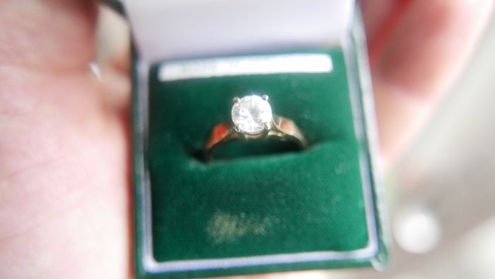 Vintage Sterling Silver 925 gold plated Ring 2,2g