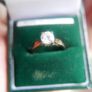 Vintage Sterling Silver 925 gold plated Ring 2,2g Image 8