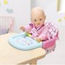 BABY born Doll Table Feeding Chair by Zapf Creation designed for carrying dolls up to 43 cm EUC Image 7