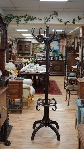 Antique Viennese Bentwood Coat & Hat Stand