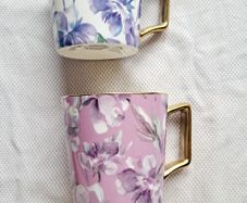 Floral mugs