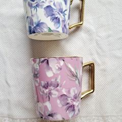 Floral mugs