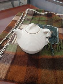 Copenhagen Broste Design Teapot with Large Cup.