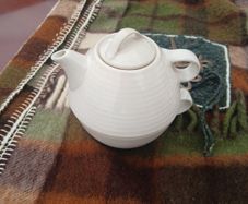 Copenhagen Broste Design Teapot with Large Cup.