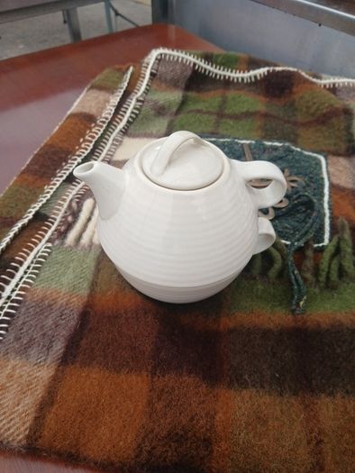 Copenhagen Broste Design Teapot with Large Cup.