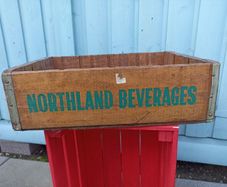 Vintage Drinks Wooden crate