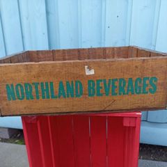 Vintage Drinks Wooden crate