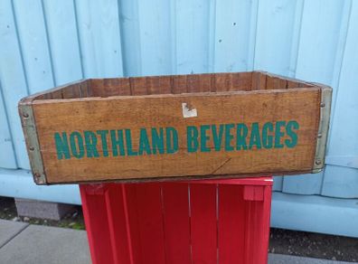 Vintage Drinks Wooden crate