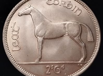 #528 - Ireland - 1955 - Half Crown - UNC - 16a