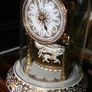 Vintage Germany Dome Clock Merry Go Round Image 3