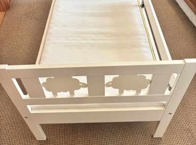 Ikea Kritter junior bed white 70 x 160