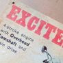 Honda 50 metal sign, Honda 50 classic bike tin sign Image 4