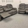 Sale Offer! 3+2+1 Roma Manual Leather Recliner Sofa Set Image 4