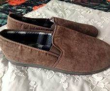 Mens House Shoes Slippers UK12 WIDE FIT