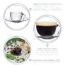 Clear Glass Espresso Cup & Saucer set (boxed) Image 8
