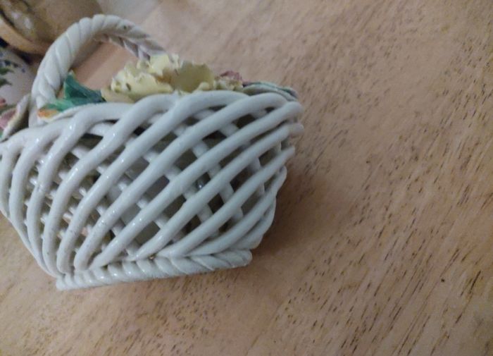 Ceramic Flower Basket